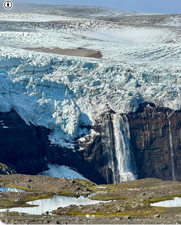 Huldujökull glacier
